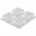 C12361_HB-2X2-W by Ledil - LENS CLEAR 43-57DEG ADH SCREW