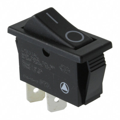 C1300ALBB-602AW-B by Bulgin - ROCKER SWITCH SPST 20A 250V