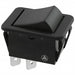 C1350ABBB-B by Bulgin - ROCKER SWITCH DPST 20A 250V