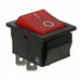 C1353AABR2-602AW-B by Bulgin - ROCKER SWITCH DPST 20A 250V