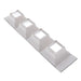 C18414_DAISY-4X1-SHD-MET-MATT by Ledil - SHADERECTANG4 POS182.0 X 40.0MM