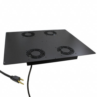 C2T1931F4BK1 by Hammond Manufacturing - FAN TOP 4"" PRE-WIRE 31.5"" BLACK