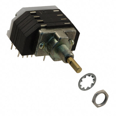 C3P0406N-A by Electroswitch - SWITCH ROTARY 2-6POS 100MA 125V