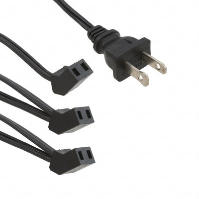 C45-3DC-24P by Orion Fans - FAN CORD 45DEG 3POS 24"" AC PLUG