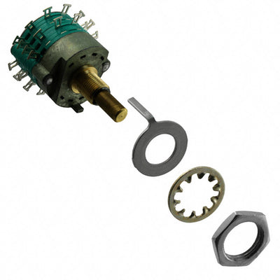C4D0212N-A by Electroswitch - SWITCH ROTARY 2-12POS 300MA 125V