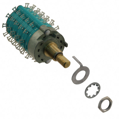C4D0512N-A by Electroswitch - SWITCH ROTARY 2-12POS 300MA 125V