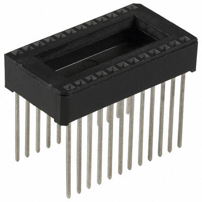 C8124-04 by Aries Electronics - CONNECTOR IC DIP SOCKET 24POS TIN