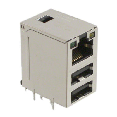C893-1AX1-E1 by Bel Fuse Inc. - CONNECTOR JACK 1PORT 100 BASE-T PCB