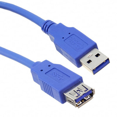 CA-USB3-AM-AF-3FT by Adam Tech - CABLE A RCPT TO A PLUG 3
