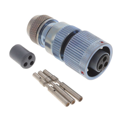 CA3106E10SL-3S-B-15-A240 by ITT Cannon, LLC - CA-B 3C 3#16S SKT INLINE PLUG