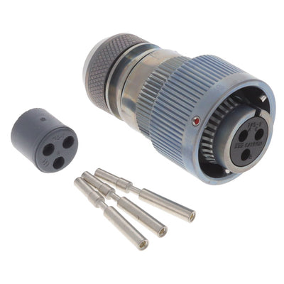 CA3106E14S-1S-B-15-A240 by ITT Cannon, LLC - CA-B 3C 3#16S SKT INLINE PLUG