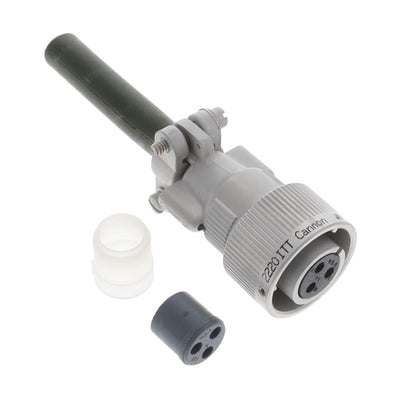 CA3106E14S-1S-B-A241 by ITT Cannon, LLC - CA-B 3C 3#16S SKT INLINE PLUG