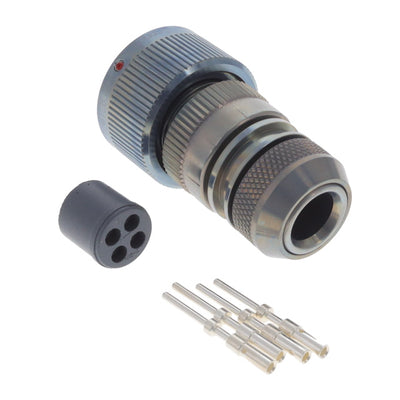 CA3106E14S-2P-B-15-A240 by ITT Cannon, LLC - CA-B 4C 4#16S PIN INLINE PLUG