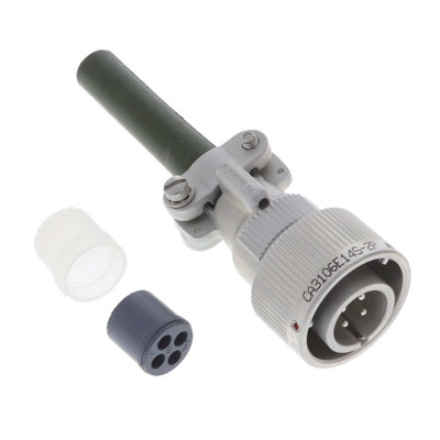 CA3106E14S-2P-B-A241 by ITT Cannon, LLC - CA-B 4C 4#16S PIN INLINE PLUG