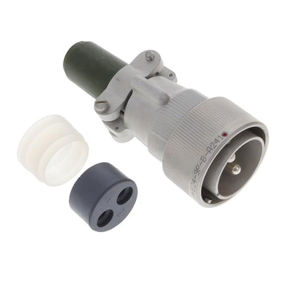 CA3106E24-9P-B-A241 by ITT Cannon, LLC - CA-B 2C 2#4 PIN INLINE PLUG