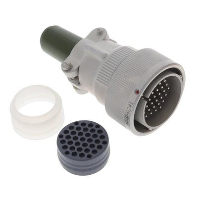 CA3106E28-21P-B-A241 by ITT Cannon, LLC - CA-B 37C 37#16 PIN INLINE PLUG