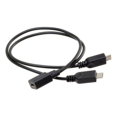 CAB0222 by Pimoroni Ltd - CABLE MCR B RCPT-MCR B PLUG 0.82