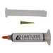 Limitless Shielding syringe with a cone-shaped object on a white background