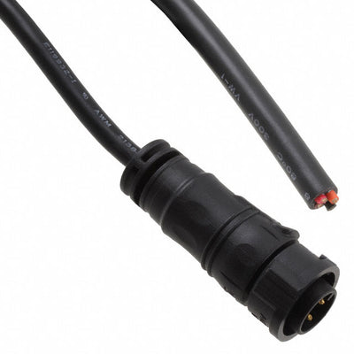 CB-04AFMM-QL8D01 by Amphenol LTW - CABLE 4POS MALE TO WIRE 3.28