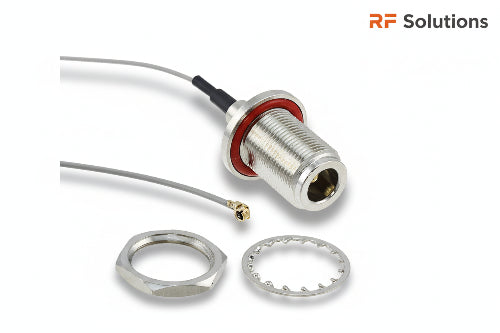 CBA-NF-UFL by RF Solutions - CABLE ASSY U.FL-NTYPE PL-JK 7.874