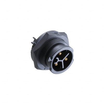 CC-03PMMS-QC800P by Amphenol LTW - CONNECTOR RECPT MALE 3P GOLD SLDR CUP