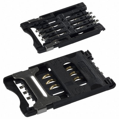 CCM03-3009LFT R102 by C&K - CONNECTOR SIM/SAM CARD HINGED TYPE