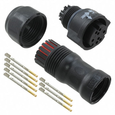 CD-08BFFA-QL8SP0 by Amphenol LTW - CONNECTOR PLUG FMALE 8POS GOLD CRIMP