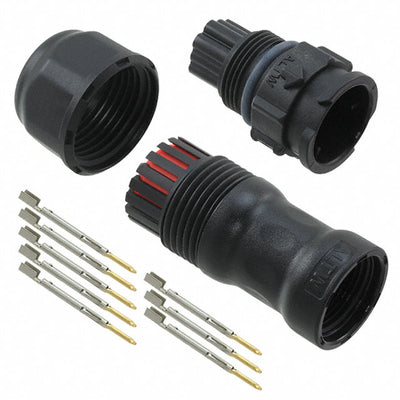 CD-08BMMA-QL8SP0 by Amphenol LTW - CONNECTOR RECPT MALE 8POS GOLD CRIMP