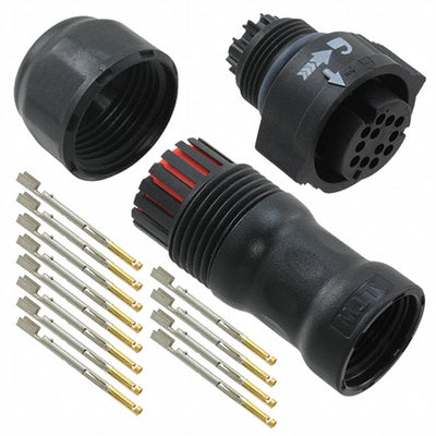 CD-12BFFA-QL8SP0 by Amphenol LTW - CONNECTOR PLUG FMALE 12POS GOLD CRIMP