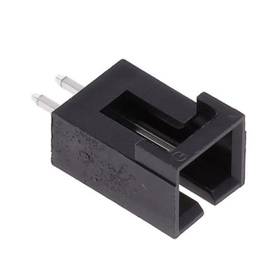 CDR-02-TS by Adam Tech - HEADER VERT TH TIN 2POS .1"" SING