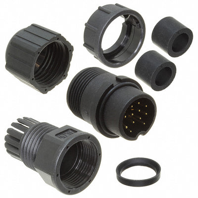 CDU-12BFMA-LL7001 by Amphenol LTW - CONNECTOR PLUG MALE 12P GOLD SLDR CUP