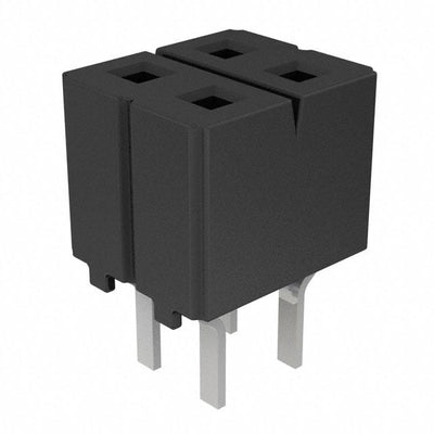 CES-102-02-L-D by Samtec Inc. - CONNECTOR RECPT 4POS 0.1 GOLD PCB