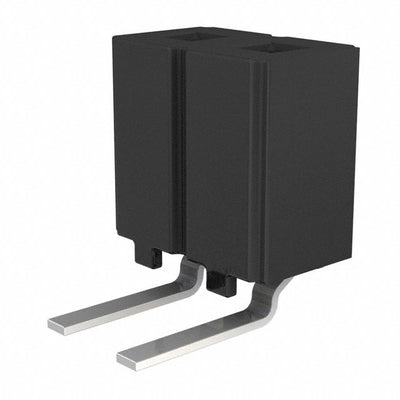 CES-102-02-T-S-RA by Samtec Inc. - CONNECTOR RECPT 2POS 0.1 TIN PCB R/A