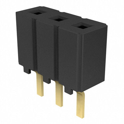 CES-103-01-G-S by Samtec Inc. - CONNECTOR RECPT 3POS 0.1 GOLD PCB