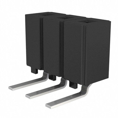 CES-103-02-T-S-RA by Samtec Inc. - CONNECTOR RECPT 3POS 0.1 TIN PCB R/A