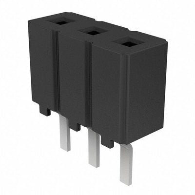 CES-103-02-T-S by Samtec Inc. - CONNECTOR RECPT 3POS 0.1 TIN PCB
