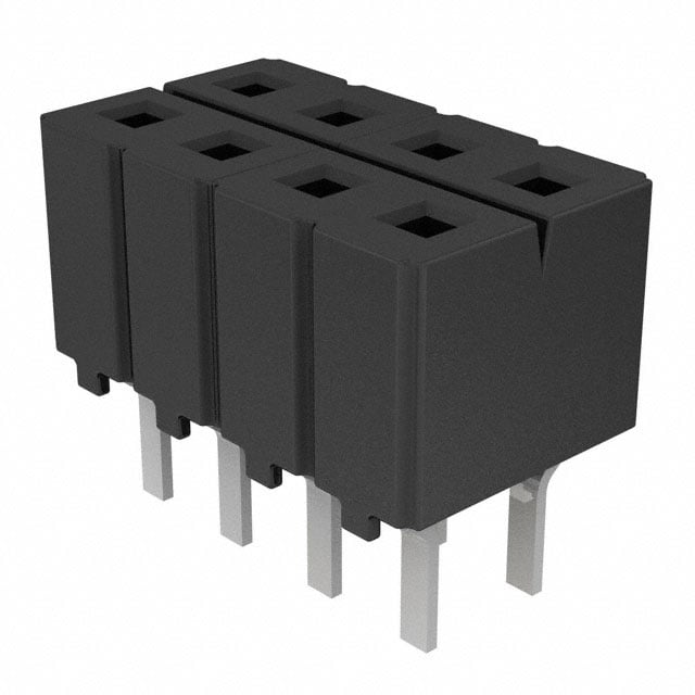 CES-104-02-L-D by Samtec Inc. - CONNECTOR RECPT 8POS 0.1 GOLD PCB