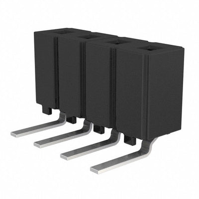CES-104-02-S-S-RA by Samtec Inc. - CONNECTOR RECPT 4POS 0.1 GOLD PCB R/A