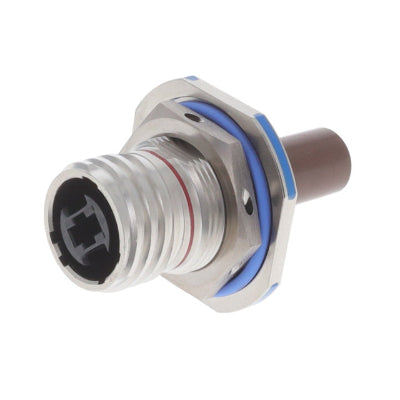 CF-594711-01S by Amphenol Aerospace Operations - FIBER OPTIC JAMNUT RECEPTACLE