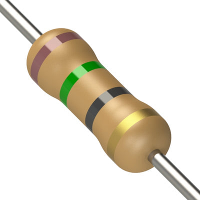 CF1/2CT52R150J by KOA Speer Electronics, Inc. - RESISTOR 15 OHM 5% 1/2W AXIAL