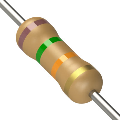 CF1/2CT52R153J by KOA Speer Electronics, Inc. - RESISTOR 15K OHM 5% 1/2W AXIAL
