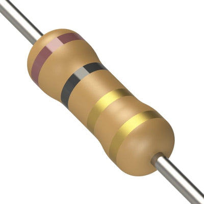 CF1/2CT52R1R0J by KOA Speer Electronics, Inc. - RESISTOR 1 OHM 5% 1/2W AXIAL