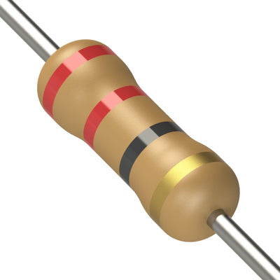 CF1/2CT52R220J by KOA Speer Electronics, Inc. - RESISTOR 22 OHM 5% 1/2W AXIAL