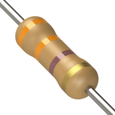 CF1/2CT52R331J by KOA Speer Electronics, Inc. - RESISTOR 330 OHM 5% 1/2W AXIAL
