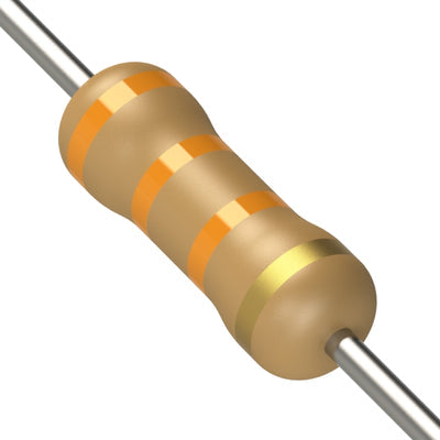 CF1/2CT52R333J by KOA Speer Electronics, Inc. - RESISTOR 33K OHM 5% 1/2W AXIAL