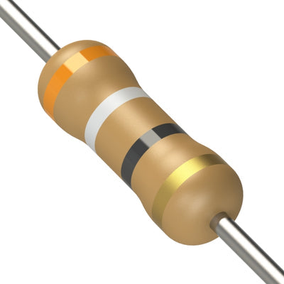 CF1/2CT52R390J by KOA Speer Electronics, Inc. - RESISTOR 39 OHM 5% 1/2W AXIAL