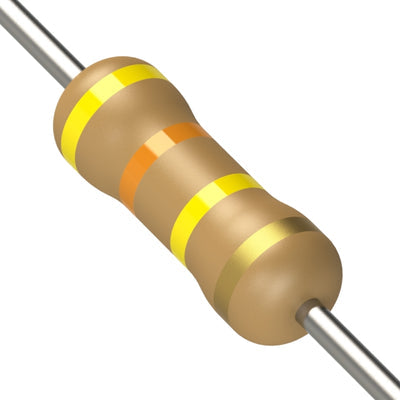 CF1/2CT52R434J by KOA Speer Electronics, Inc. - RESISTOR 430K OHM 5% 1/2W AXIAL