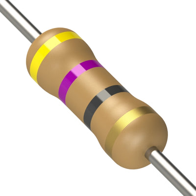 CF1/2CT52R470J by KOA Speer Electronics, Inc. - RESISTOR 47 OHM 5% 1/2W AXIAL
