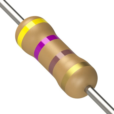 CF1/2CT52R471J by KOA Speer Electronics, Inc. - RESISTOR 470 OHM 5% 1/2W AXIAL