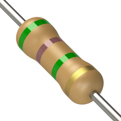 CF1/2CT52R515J by KOA Speer Electronics, Inc. - RESISTOR 5.1M OHM 5% 1/2W AXIAL